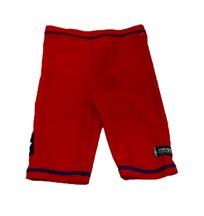 Swimpy UV-shorts Sealife röd, stl 122/128 2:a sortering