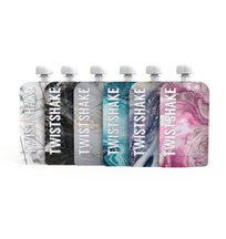 Twistshake squeeze bags 100 ml marble, 6-pack