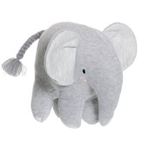 Teddykompaniet Cozy Knits elefant, grå